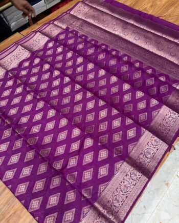 Bamboo Semi Silk Saree - New Arrivals - 5