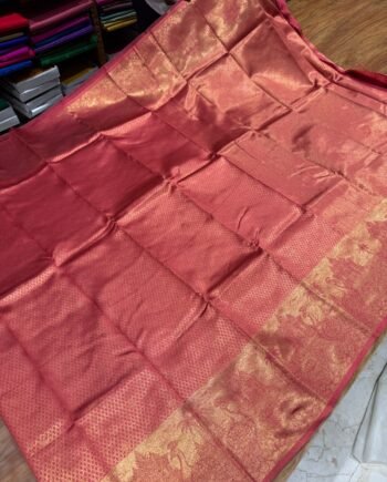 Kovil Inspired Semi Silk Saree - 5