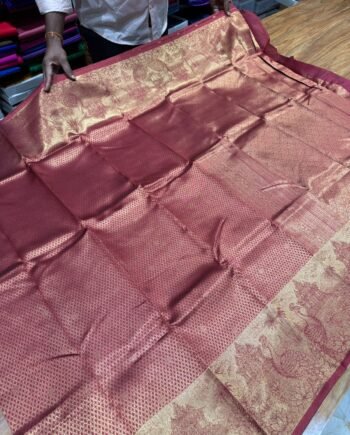 Kovil Inspired Semi Silk Saree - 3