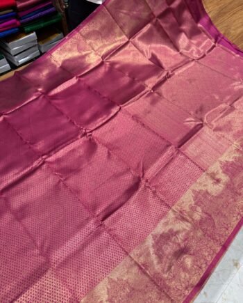 Kovil Inspired Semi Silk Saree - 1